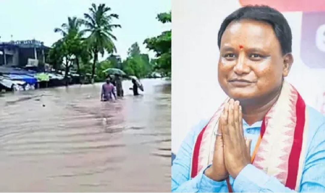 ହେଲିକପ୍ଟରେ ବସି ମାର୍ଗରେ ସ୍ଥିତି ଅନୁଧାନ କଲେ ମୁଖ୍ୟମନ୍ତ୍ରୀ