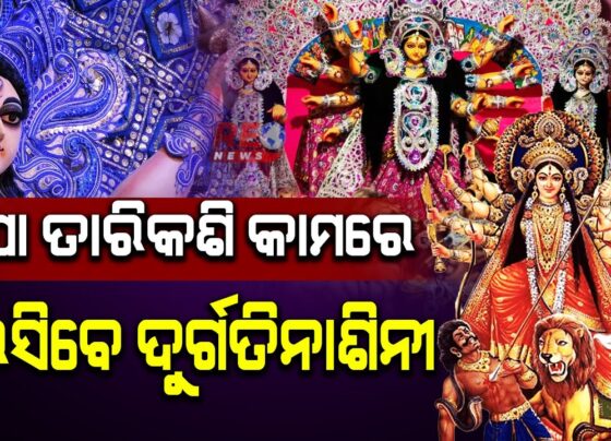 ରୁପା ତାରିକଶି କାମରେ ଝଲସିବେ ଦୁର୍ଗତିନାଶିନୀ